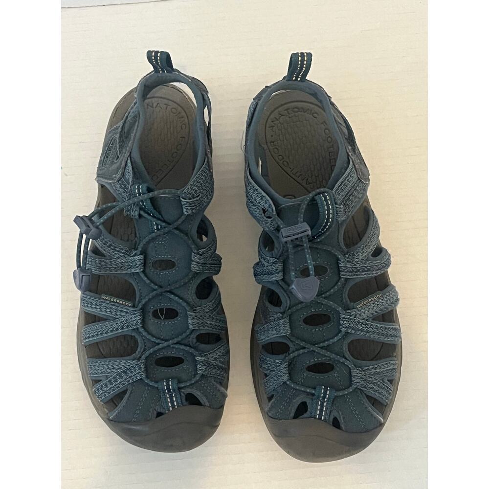 Keen Women's Drawstring Waterproof Outdoor Hiking Sandals Blue Gray Sz 8.5 - Picture 7 of 7